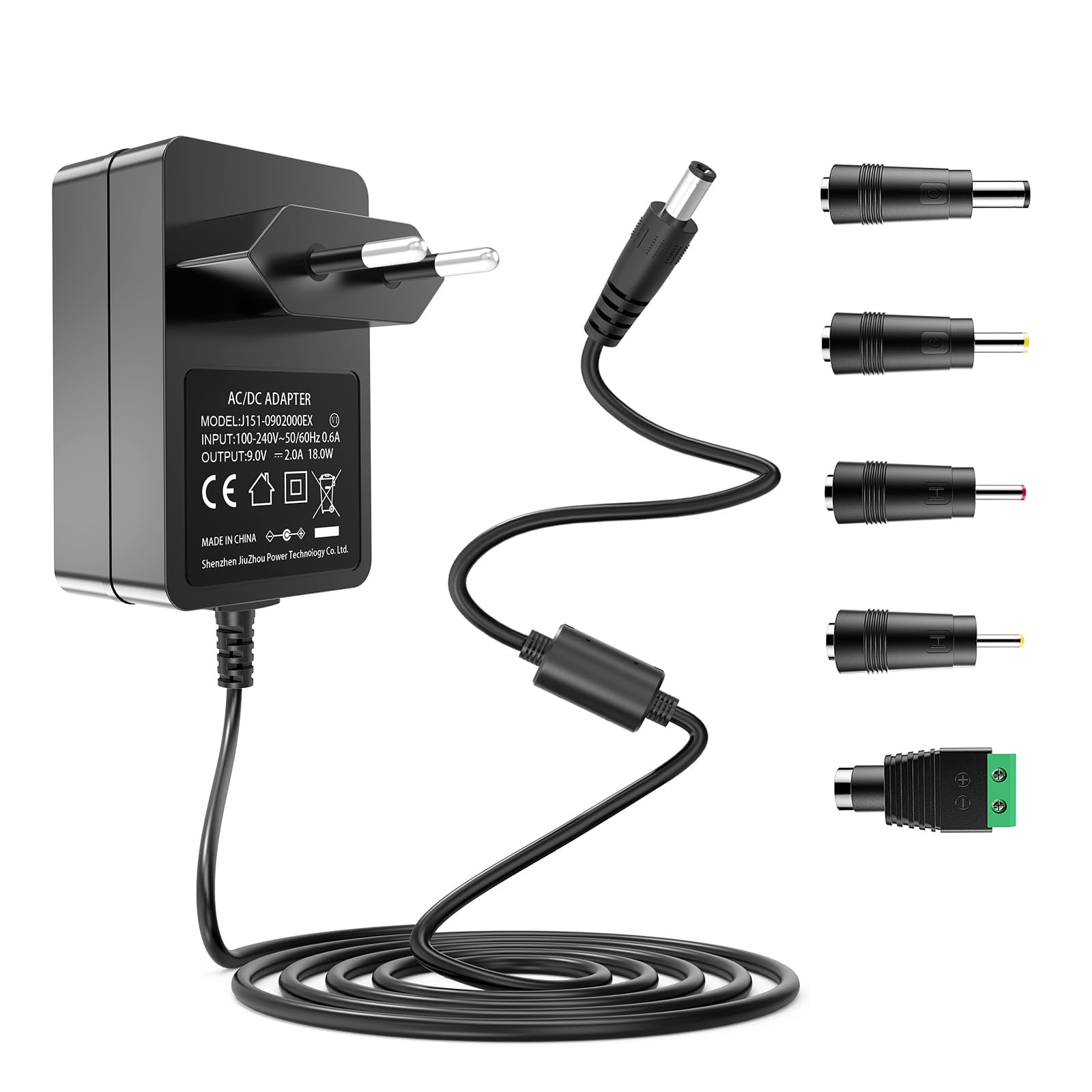 9V 2A Alimentation pour Arduino UNO R3 Crosley Cruiser Portable Turntable Record Player Schwinn Vélo d’Exercice elliptique 270 170 430 470 A10 Medela Pompe dans Le Style