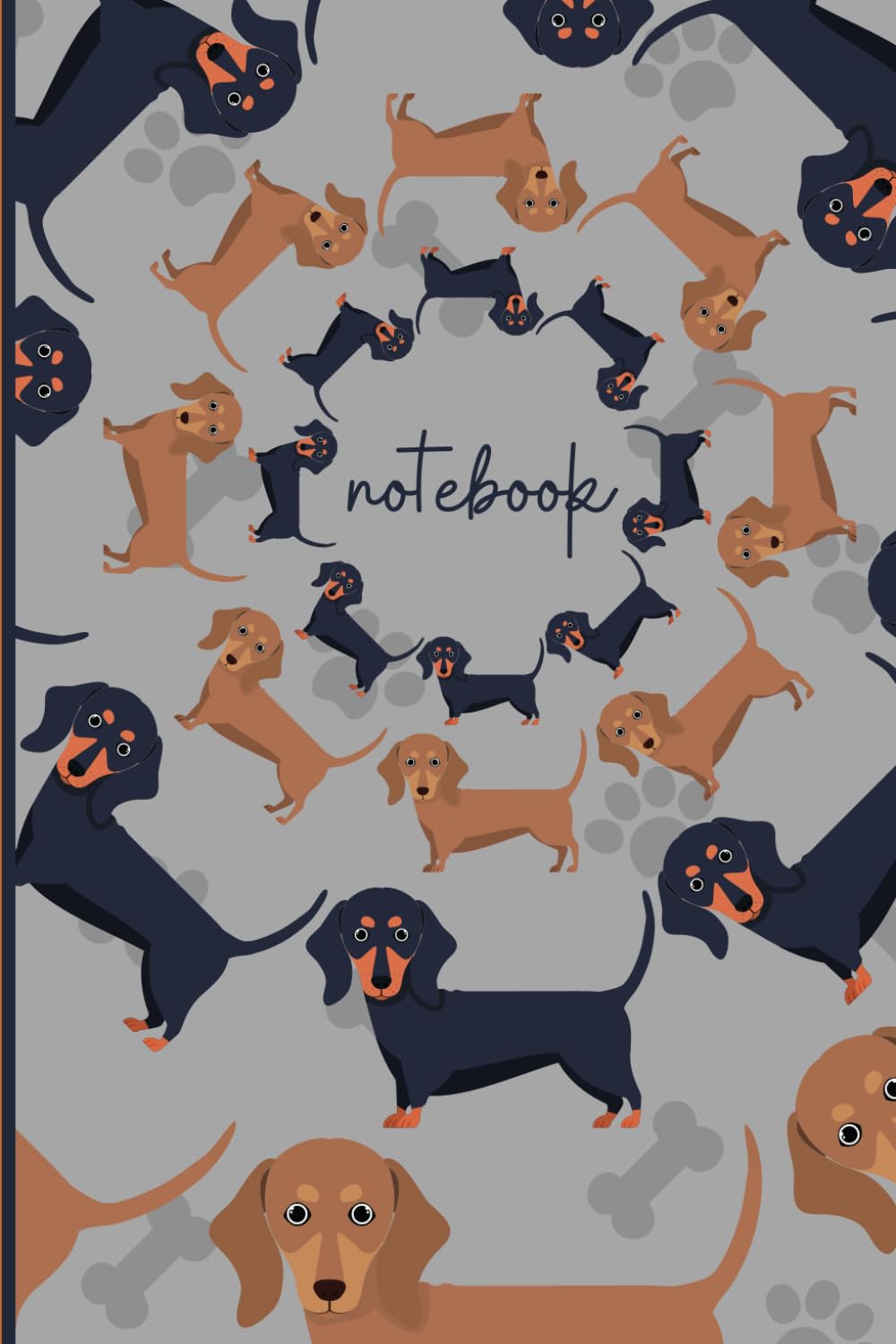 Dachshund Notebook: Dizzy Dachshunds - The Perfect Gift for Anyone who Loves Dachshunds