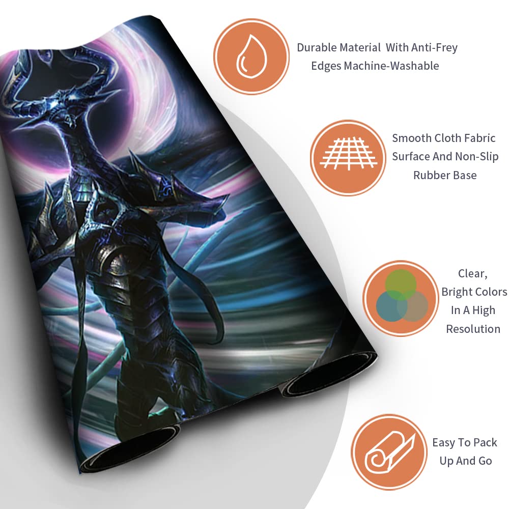Four Leaves MTG Spielmatten NicolBolas Xin, TCG Card Game Table Mat Größe 60x35cm mit kostenloser wasserdichter Tasche, für Teenager, inkl. Free Bags