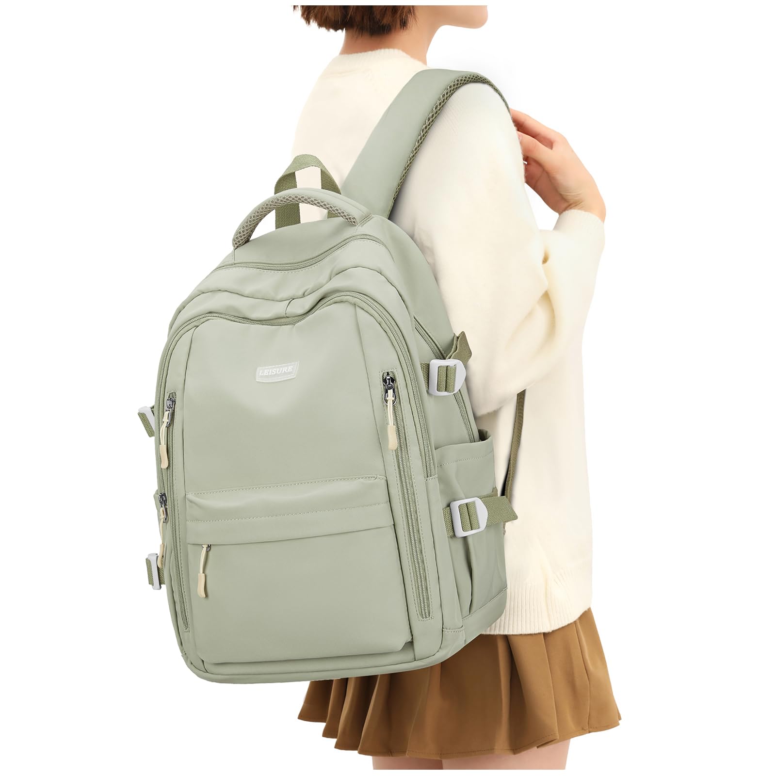 Lightweight School Travel Water Resistant Rucksack Backpack, Laptop Casual Daypack College Secondary School Bags BookBag for Teenage Girls Boys Women Men...