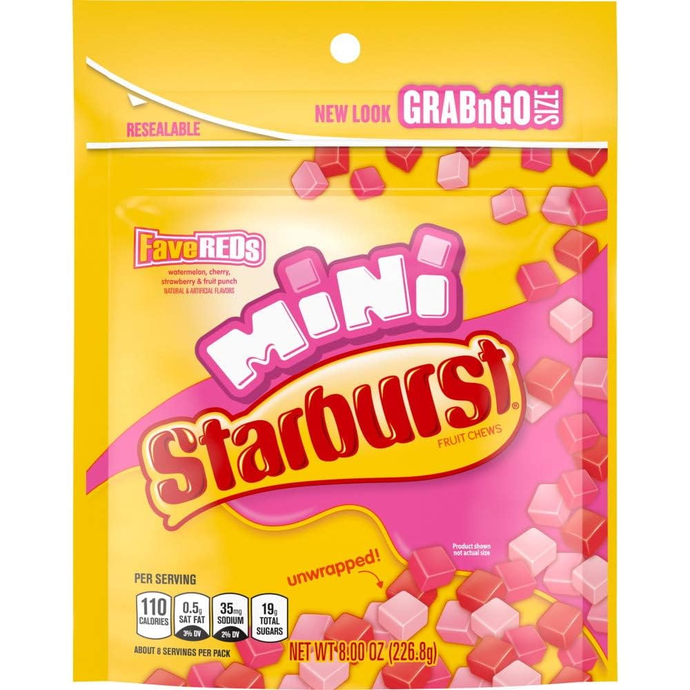 Starburst FaveReds Mini Fruit Chews Candy a Mixture Of Your Favorite Fruity Red Flavors all in One Place 226.8g (B0DD4GCMJ3) Amazon Price History, Amazon Price Tracker