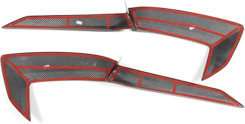 Miniatura 8 de Cubierta de salida de aire exterior de fibra de carbono 100% real para Chevrolet Corvette C8 2020-2023, accesorios de ventilación lateral de