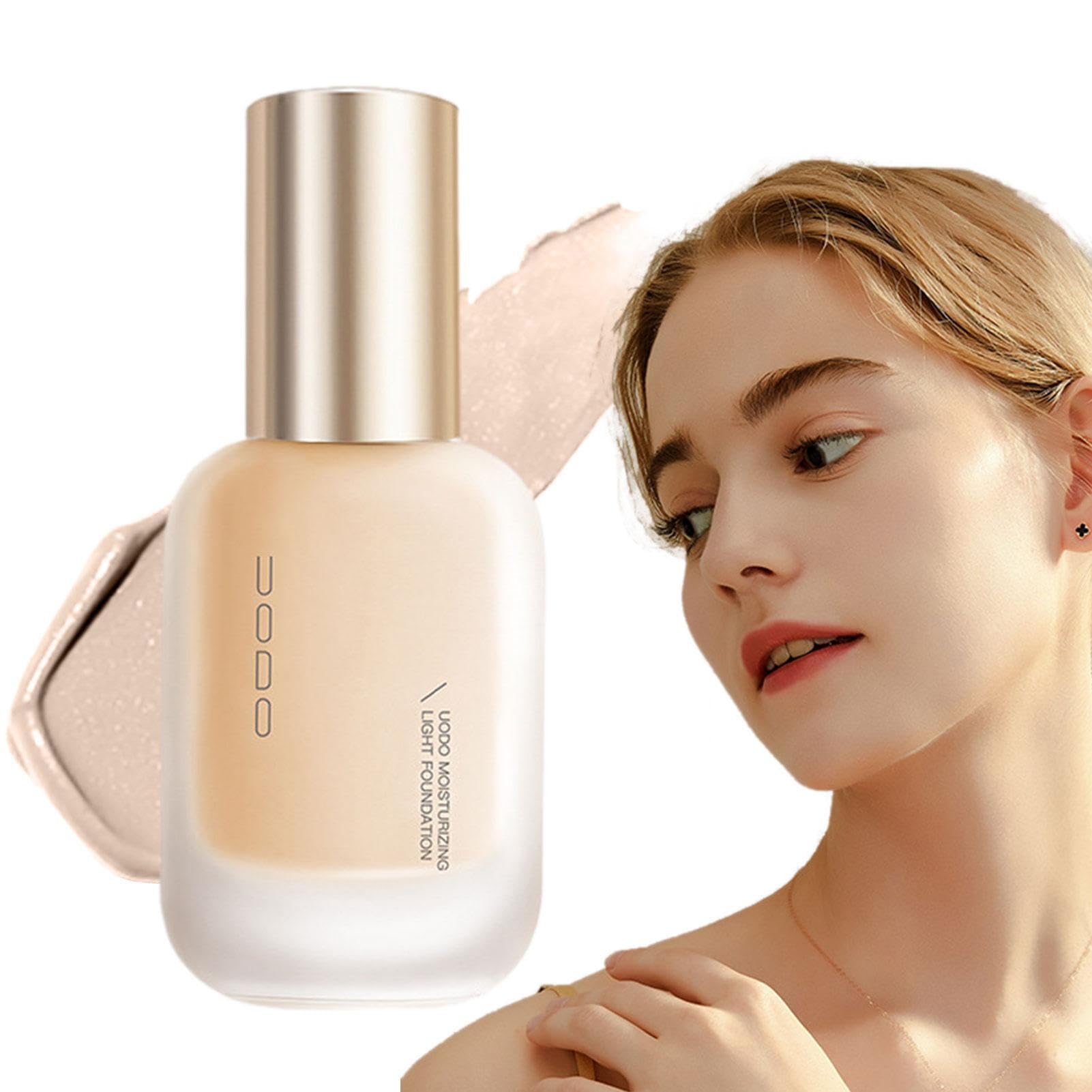 Cobertura total de la base | Maquillaje mate base ligera hidratante de cobertura total | Maquillaje base facial impermeable de 30 ml, corrector de color duradero para pieles secas con aceite Moonyan