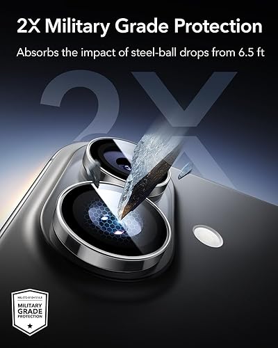 Miniatura 154 de ESR Protector de lente de cámara para Samsung Galaxy S23 Ultra, accesorios para Samsung S23 Ultra, vidrio templado ultrafino resistente a