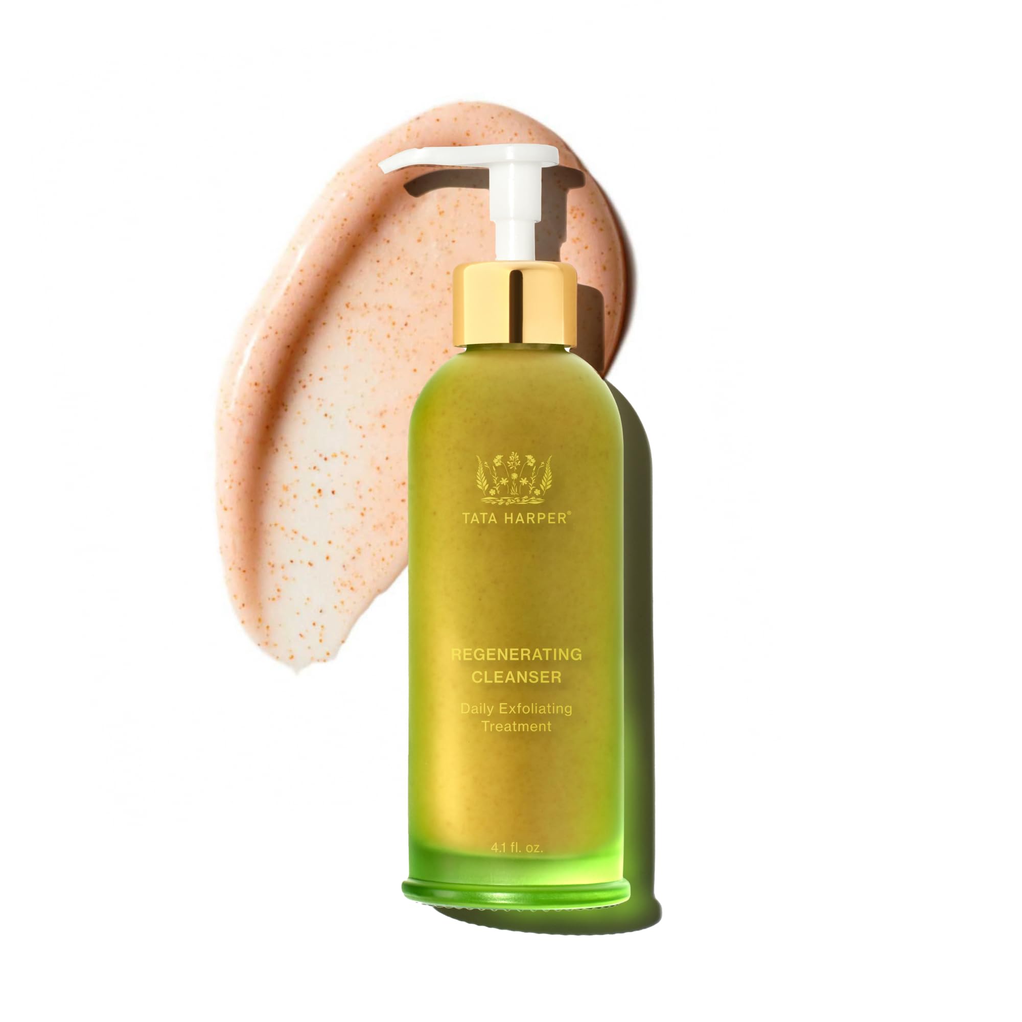 Tata Harper Regenerating Cleanser, Tägliches Peeling, entfernt Unreinheiten und Unschönheiten, für strahlende und glatte Haut, 125ml