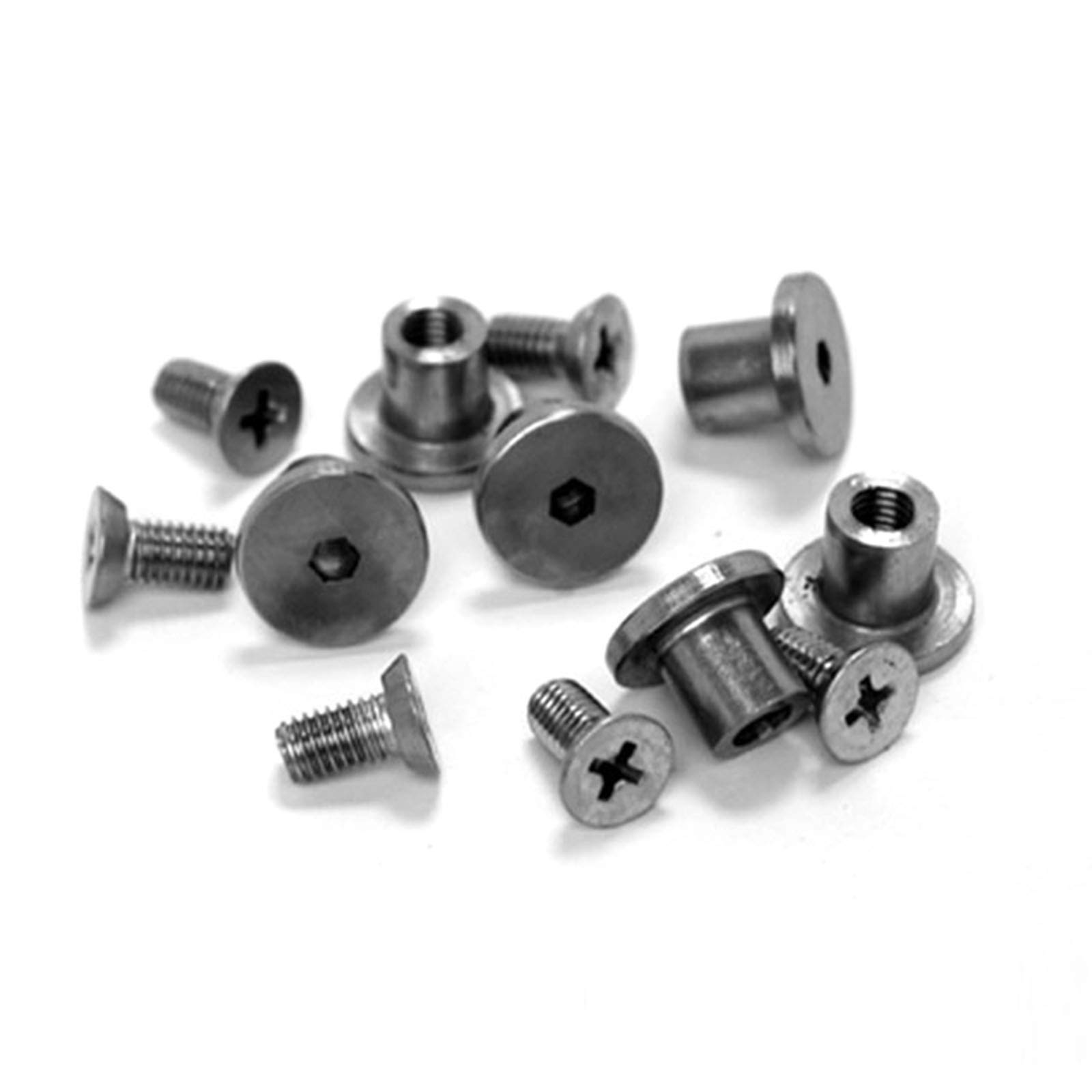 Access Hardware Silver Cubicle Bracket Fittings Polished Stainless Steel 13Mm Partitions M5 T-Nut And Bolt Fixings