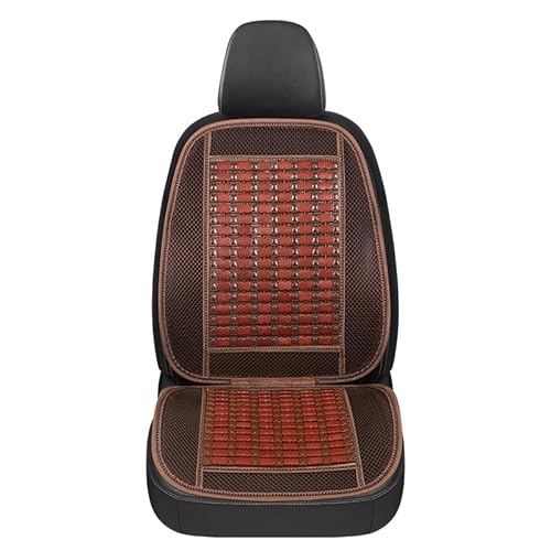 車 シートカバー シートクッション 竹/内装パーツ/カークッション カーシート L字型クッション 椅子カバーマット 竹素材お車用の快適シートです ソファクッション 普通車 汎用 フロント用1枚 前席用 夏に最適 (ブラウン)