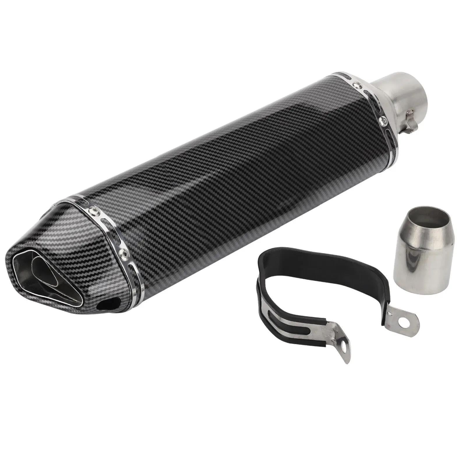 Accesorios duraderos Tubo De Escape De 470 Mm para Motocicleta Silenciador Tubo De Escape De Motocicleta Modificación De Carreras para Kawasaki para NINIA 650