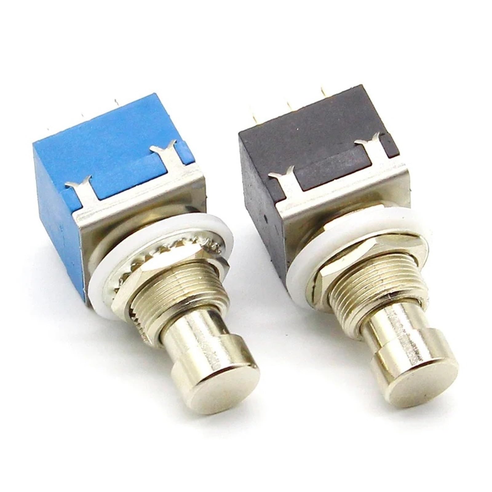 9-pin 3PDT Guitar Effects Pedal Box Stomp Foot Metal Switch True Bypass