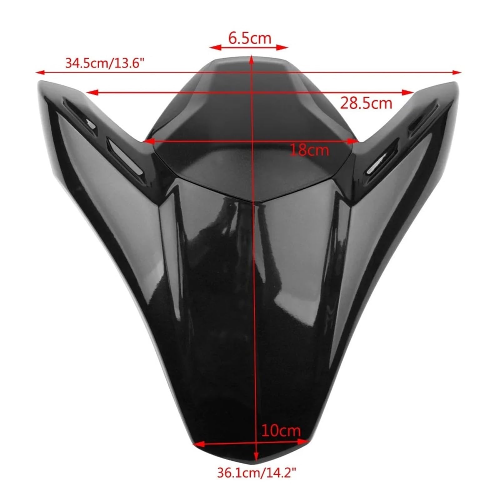 Fotel motocyklowy Motocykl ABS plastikowe pokrycie tylnego siedzenia osłona pasuje do Kawasaki Z 900 2017-2023 przyjazd część motocyklowa stylizacja(White)