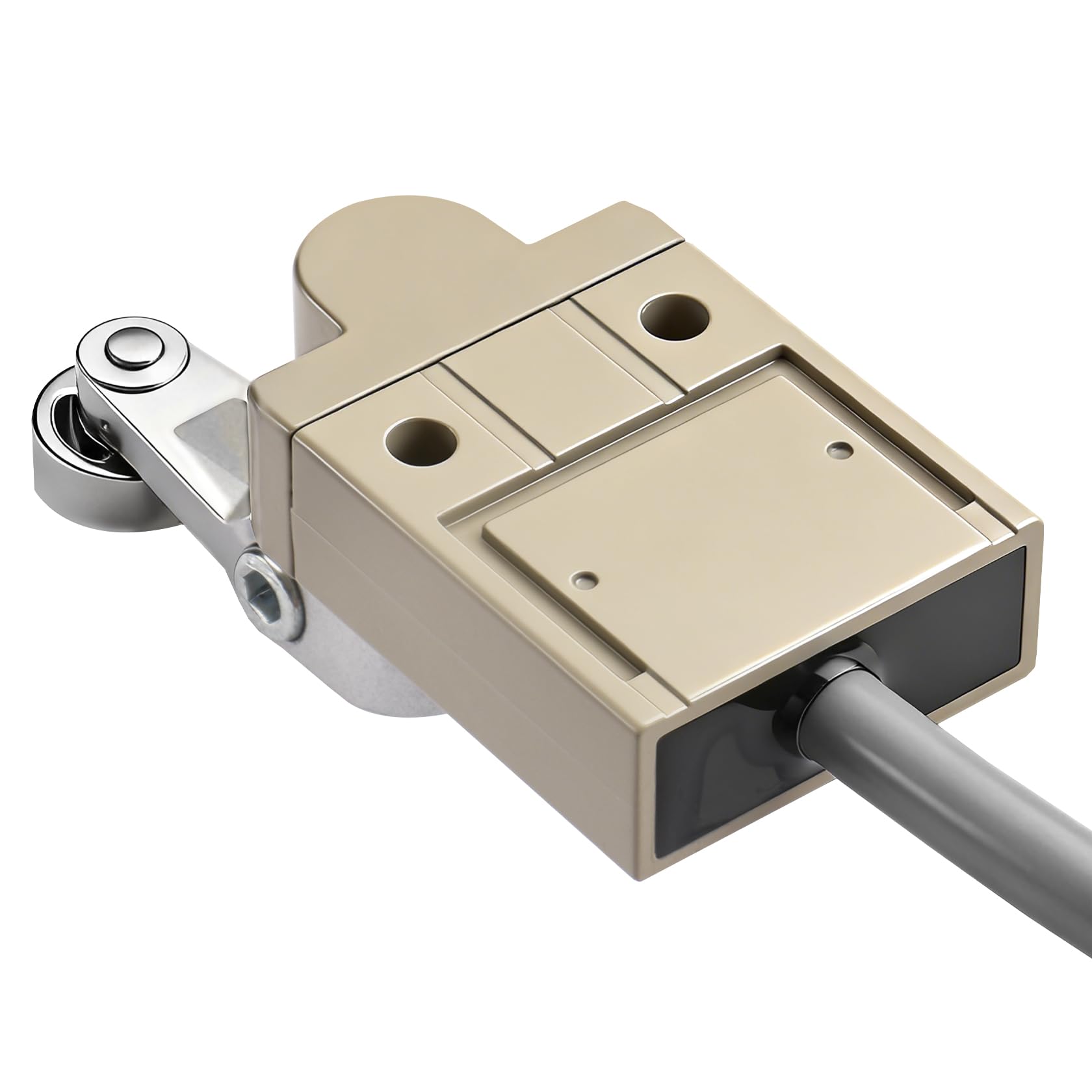 Heschen - Interrupteur compact pré-câblé de fin de course, TZ-3104, poussoir à galet à levier roulant, SPDT, NO + NC, momentané, 250 VAC 5 A, IP67 étanche