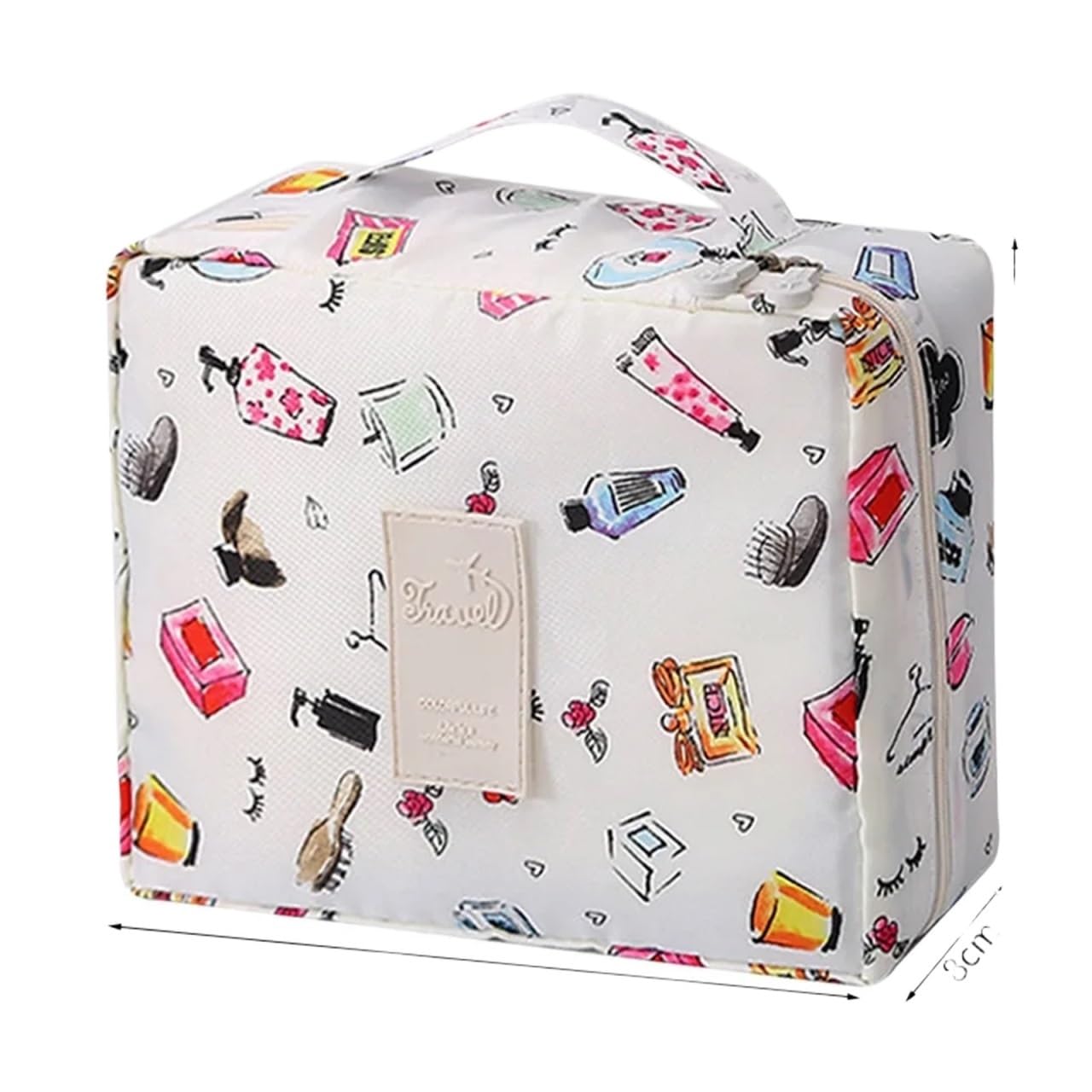 DVMSIEF Makeup Bag Travel Skincare Bag Toiletry Organizer
