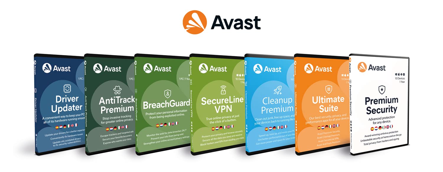 Avast SecureLine VPN 2025 - Virtual Private Network für ein wahrhaft anonymes Surferlebnis - für Windows, MacOS, iOS and Android | 10 Geräte | 1 Jahr | PC/Mac