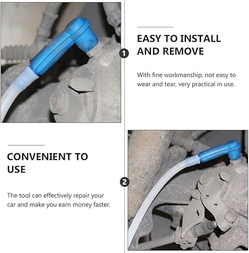 Miniatura 2 de BESPORTBLE Kit de sangrado de frenos para herramientas de intercambio, adaptador de intercambio de bomba de purga de aceite para automóvil,