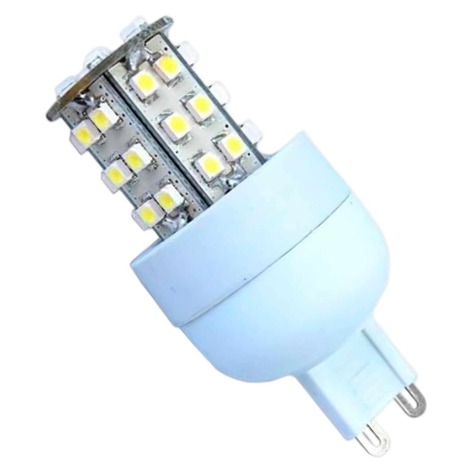 HQRP G9 LED Bulb 2901-3500K Warm White 36 LEDs 100-240V 128 Lumen LN-09-36SS-F-J-WW-00 for Restaurants Houses Villas Hotels