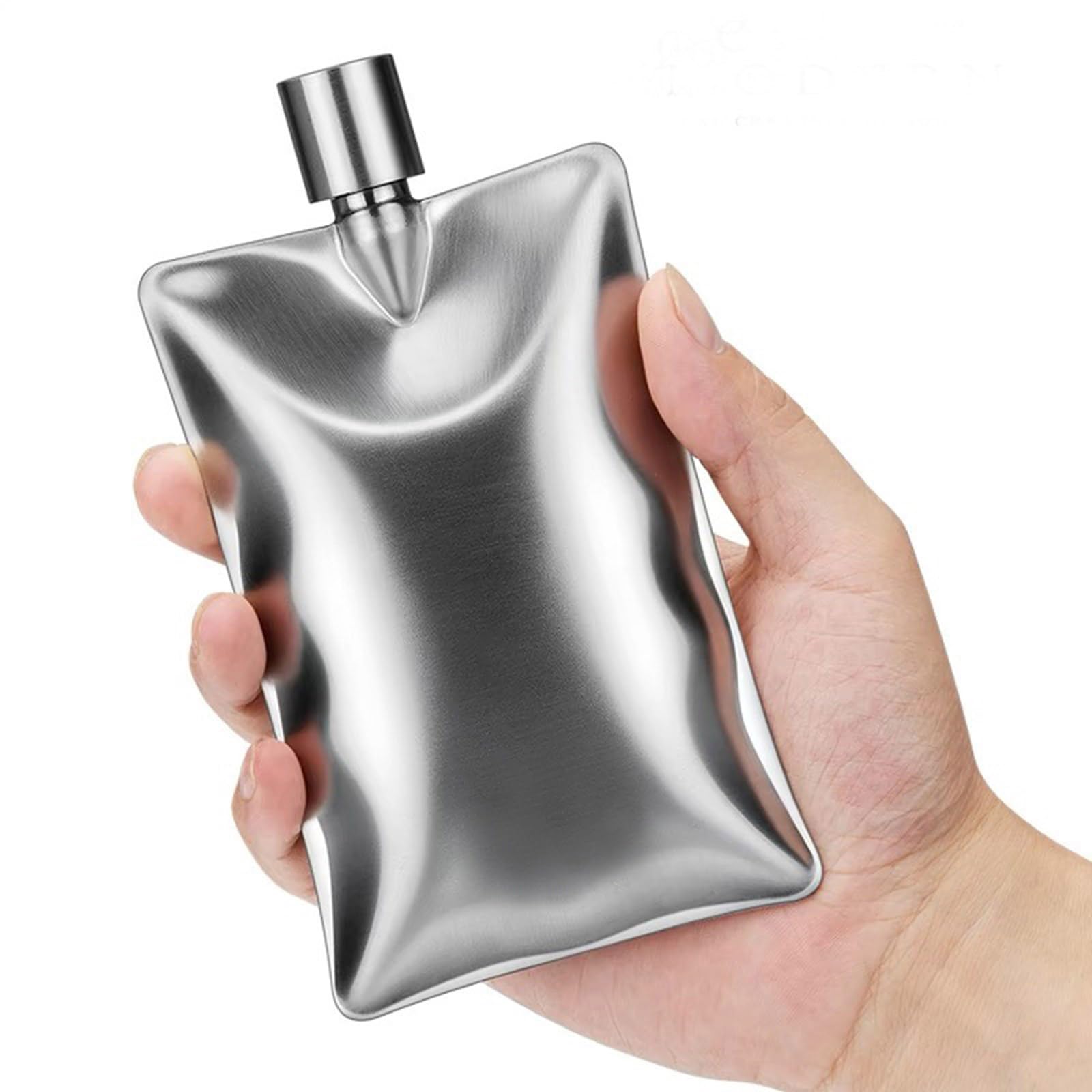 Buxuaaaa 6oz Square Wine Flasks Stainless Steels Hip Flasks Portable Outdoor Whiskeys Pots Pocket Container Enduring Portable Whiskeys Bottle