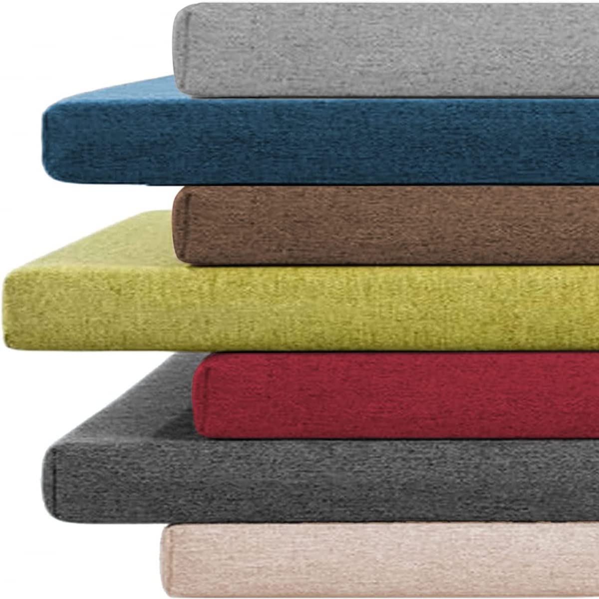 Coussin de banc 3 places 120 cm de long extra épais pour chaise et terrasse