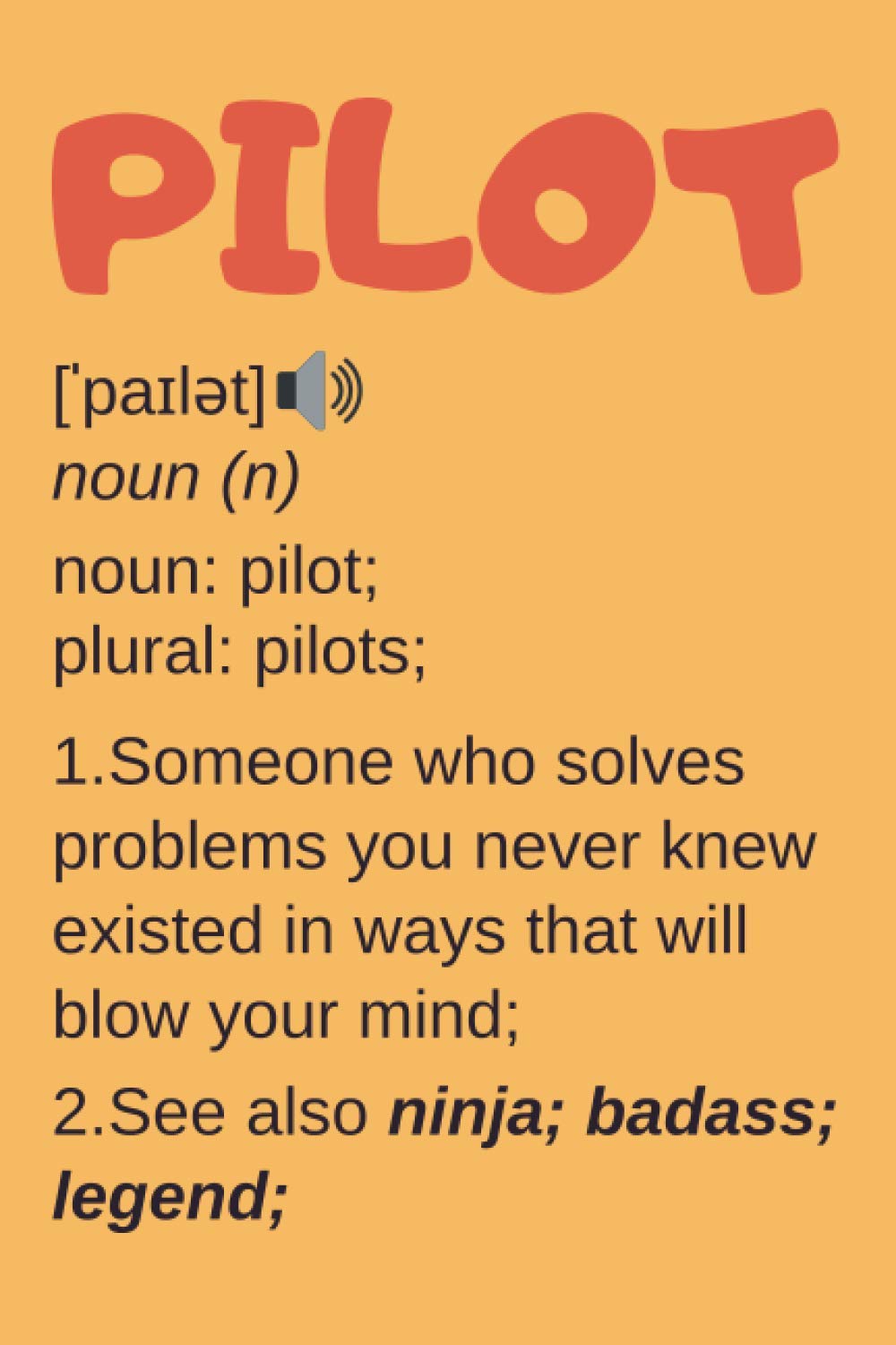 Pilot Gifts: Lined Notebook Journal Diary Paper Blank, an Appreciation Gift for Pilot to Write in (Volume 5)