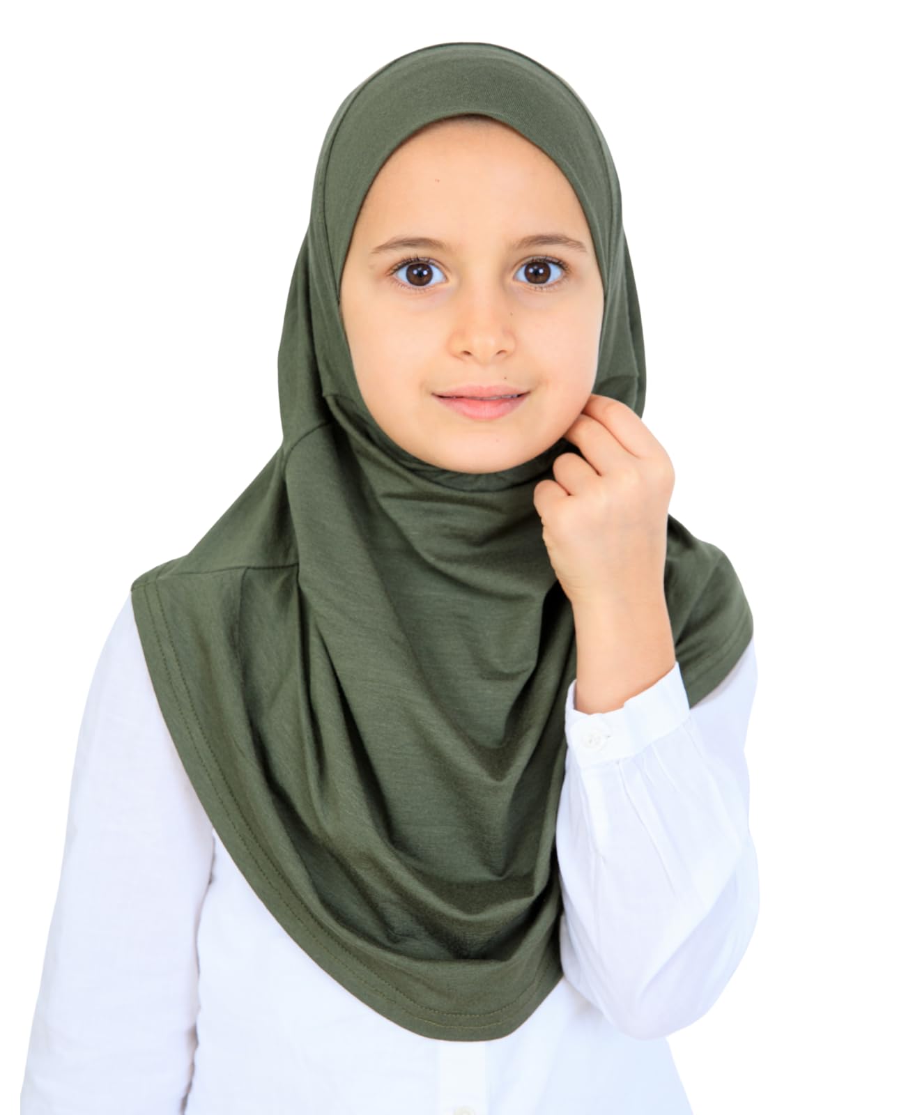 Prien Ready To Wear Hijab For Girls, Soft Viscose Muslim Scarf For Kids, Instant Islamic Clothing For Women For Ramadan, Eid