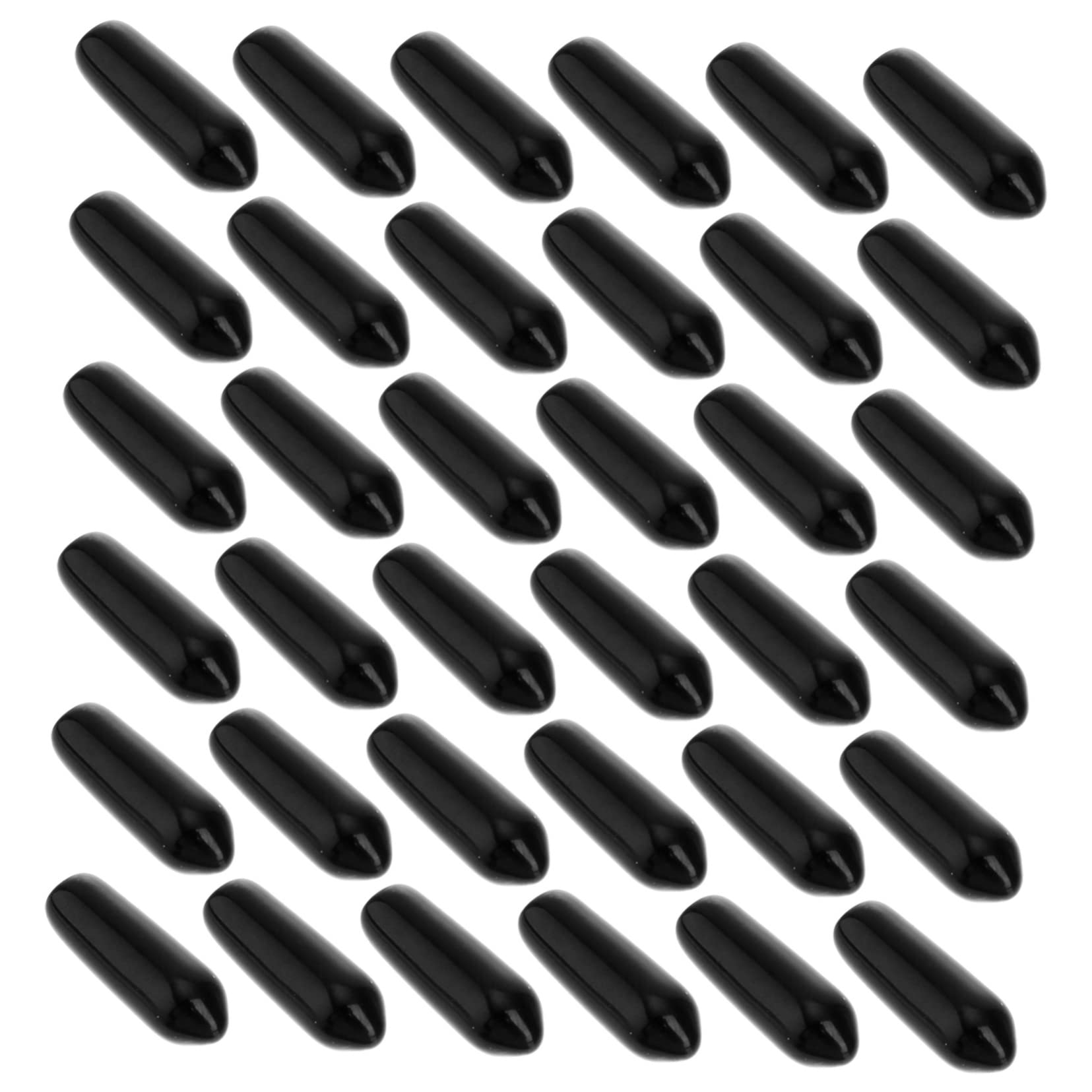 Cabilock 100Pcs PVC Dishwasher Prong Rack Tip Cover Wire Thread Protector Caps Replacement for Dishwasher Rack Protects Dishes from Scratches Shelf Organizer Tip Cap