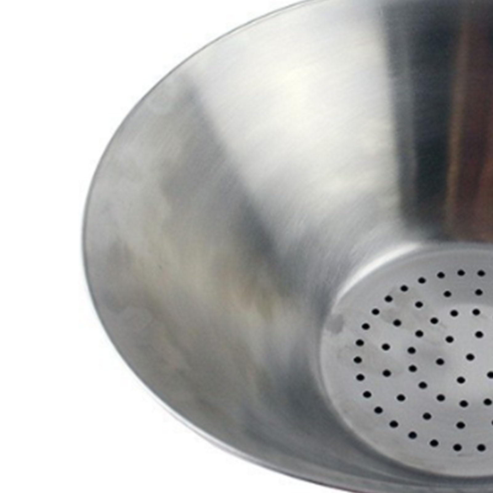 Qcwwy Fettsieb, Pommes-Frites-Ölsiebe, Trichterfilter aus Edelstahl 304, Großes Fassungsvermögen, Schmalzabscheider für Brühe, Talg und Fritteuse in Privaten oder Gewerblichen Küchen