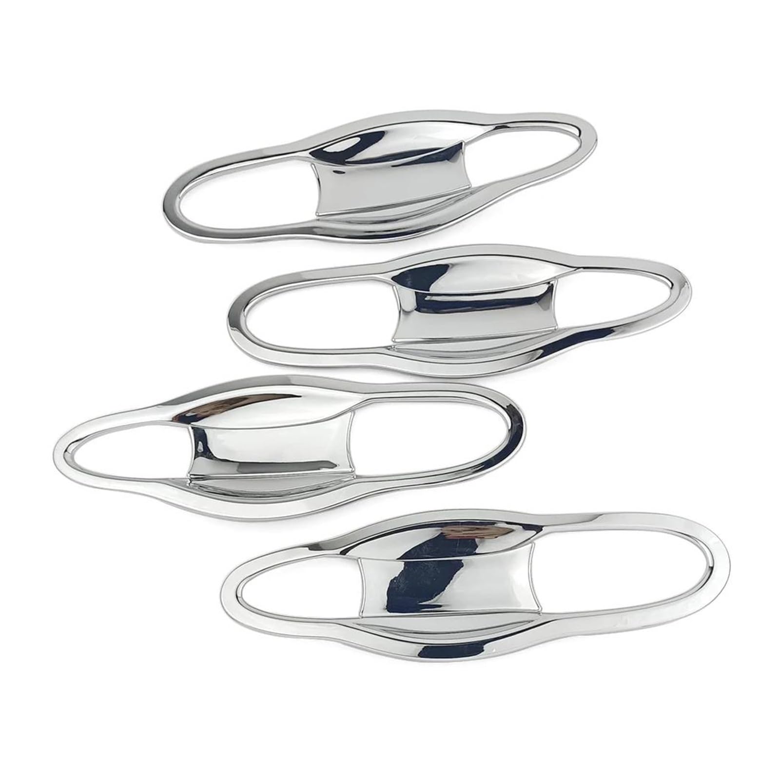 Hbgurm Door Bowl Covers Chrome Exterior Door Handle Bowl Cover Trim For Jeep For Cherokee Kl 2014-2020 Door Handle Protector Cover(Door Bowl Covers)
