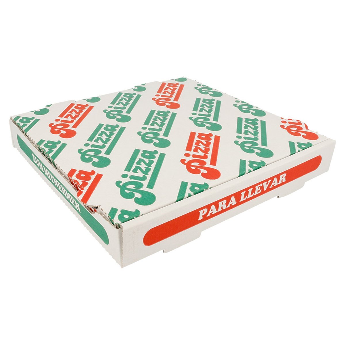 Scatola Pizza Microcanale Bianche 26X26X4 Cm Bianco Cartone - 100 Unità