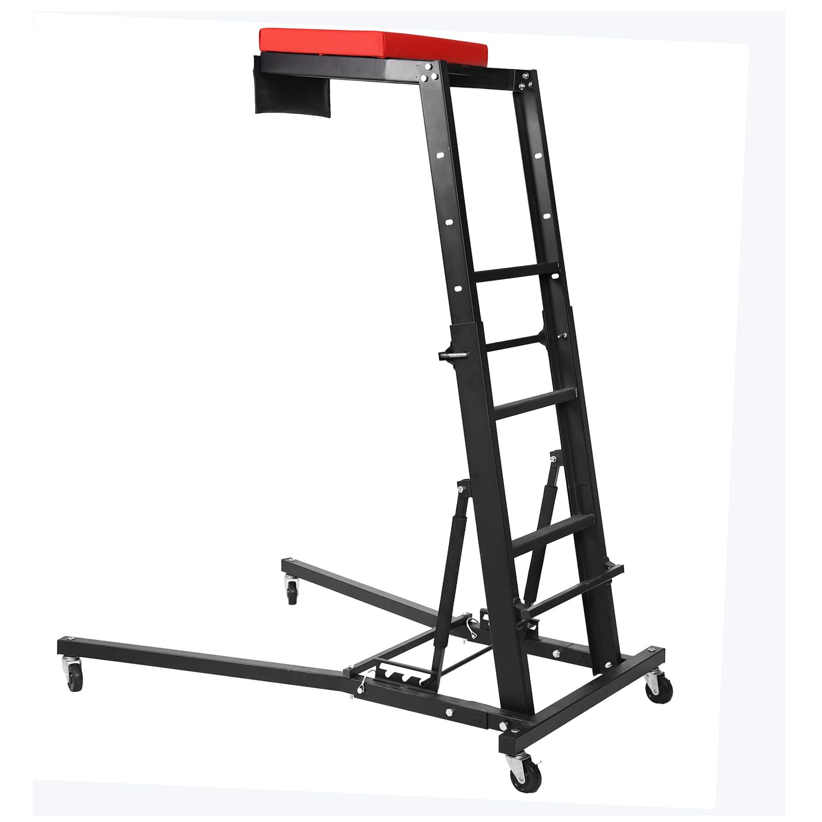 ((Incomplete box)) Towallmark Adjustable Automotive Engine Creeper, Thick Padded Deck Foldable Car Creeper 400 lbs Capacity for Home Garage, Workshop Repair Maintenance