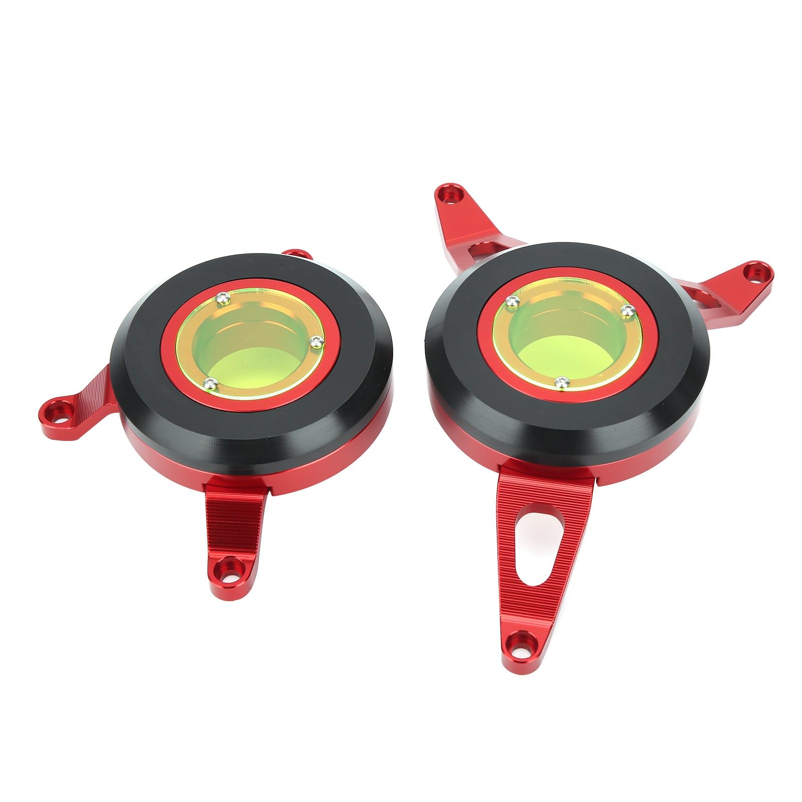 YUYTE Silnik Motocykla do CBR650F CB650R CBR650R Czerwona Obudowa ze Stopu Aluminium Łatwa Instalacja