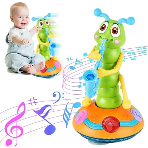 Dancing Saxophone Caterpillar Musical Toy Cover