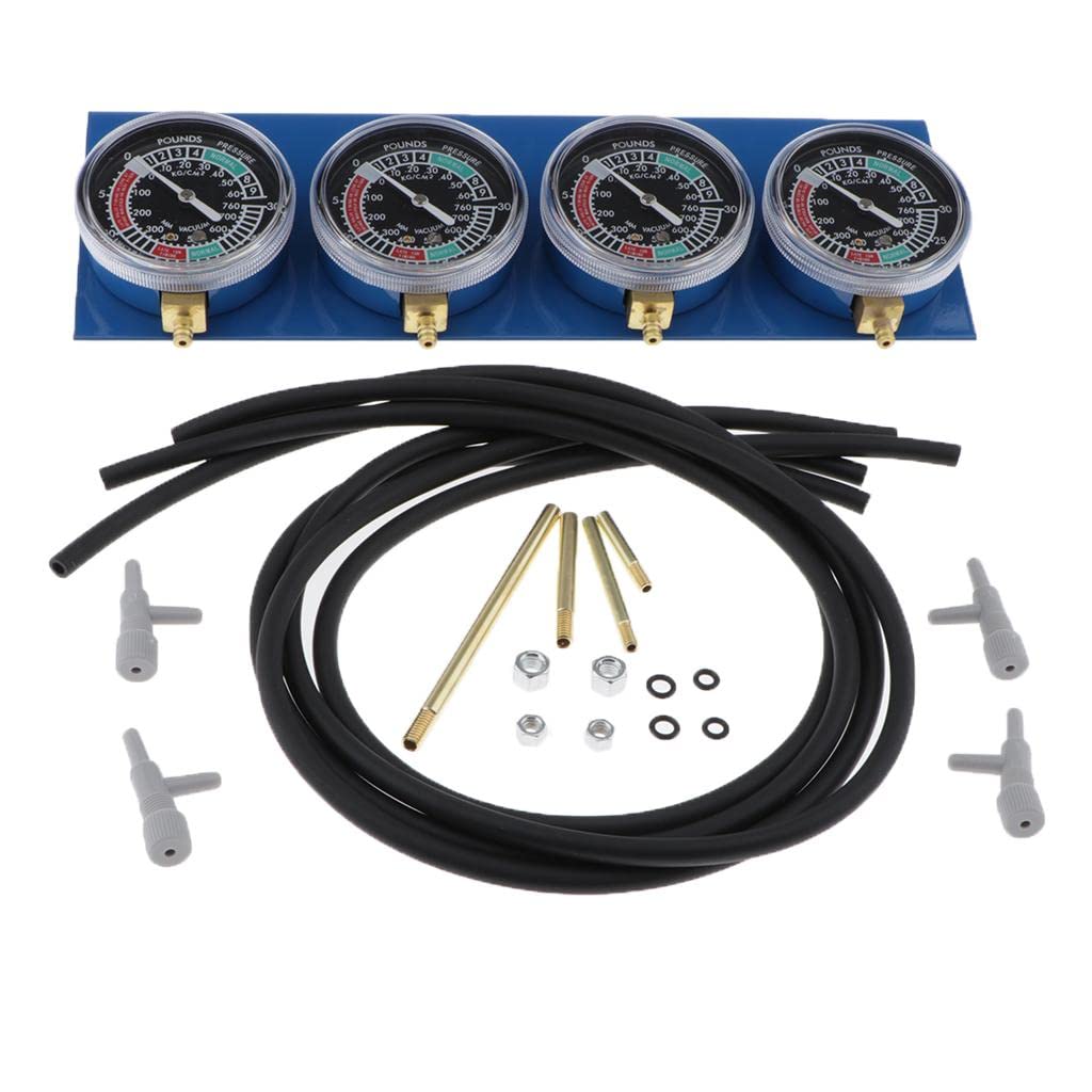 Milageto 1 Juego de Equilibrador Sincronizador de Carburador de Calibre de Vacío.