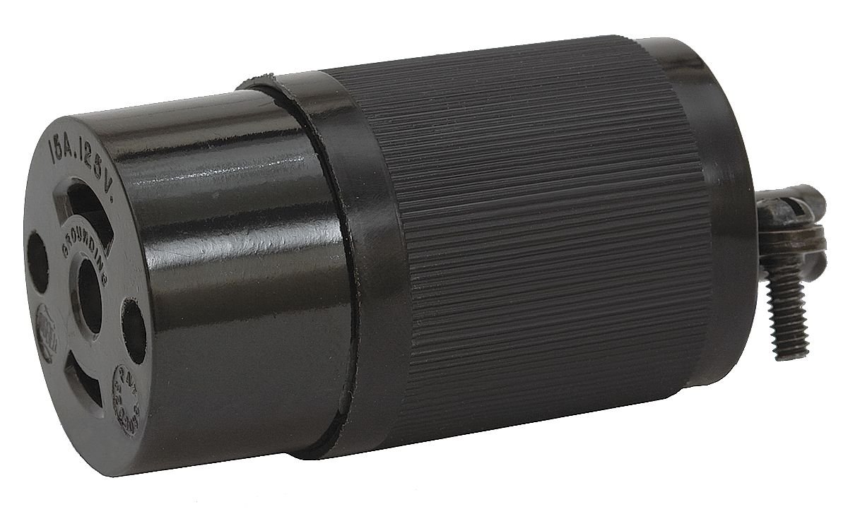 Hubbell HBL7593 Receptacle Twist Lock 15AMP 2POLE 125V 3WIRE