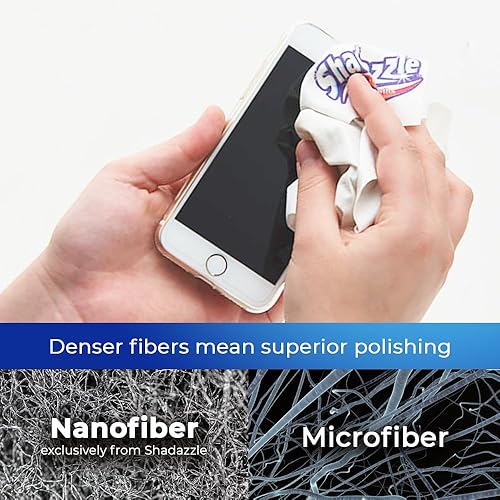 Miniatura 6 de Shadazzle Paño de limpieza de nanofibra, paño de limpieza de microfibra, paño de microfibra y toalla de microfibra, limpia sin rayas con agua,