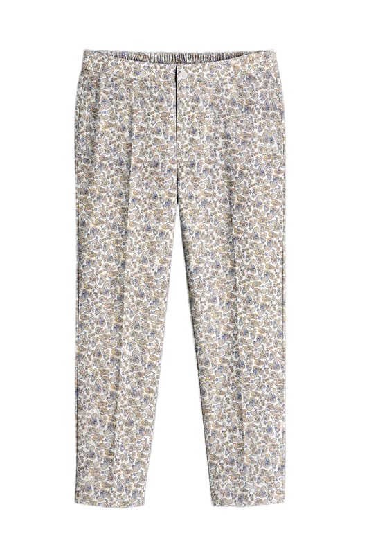 french crown Men's Veloura-Bright White Paisley Printed Subtle Sheen Super Soft Premium Cotton Lounge Pant-picture-48