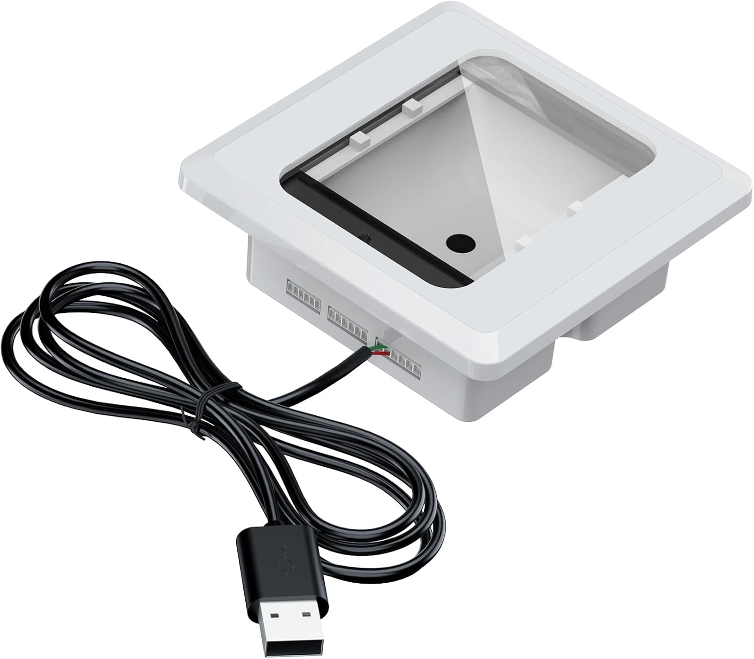 Alacrity Embedded Barcode Scanner,1D/2D QR Code Scanning Module,USB Interface,NFC Reader for Access Control,Locker Code Scanning,Payment Systems,White