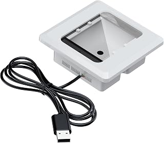 Alacrity Embedded Barcode Scanner,1D/2D QR Code Scanning Module,USB Interface,NFC Reader for Access Control,Locker Code Scanning,Payment Systems,White