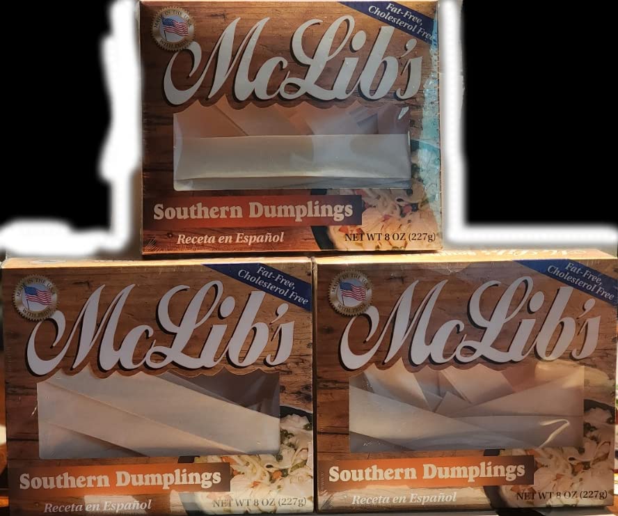 Mclib's Southern Dumplings, 8-ounce Boxes (Pack of 3)