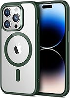 Vista 48 de ESR Serie Cloud Funda para iPhone 15 Pro con MagSafe, soporta carga magnética, delgada, de silicona líquida, absorción de golpes, protección