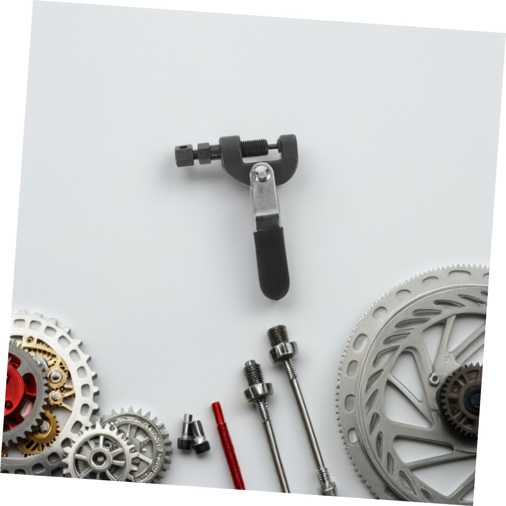 BESTYASH Utensile per Rompere Catena Rulli Rompicatena per Motociclette e Biciclette Strumento per Rimozione Maglie e Rivettatura Catena