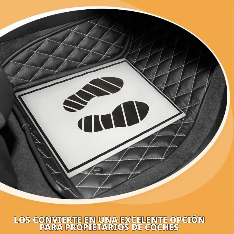 Ciieeo 80 Alfombrillas De Papel Desechables para Coche Protectoras De Suelo Automotriz Impermeables Tapetes para El Piso del Vehículo 19.68X14.96In