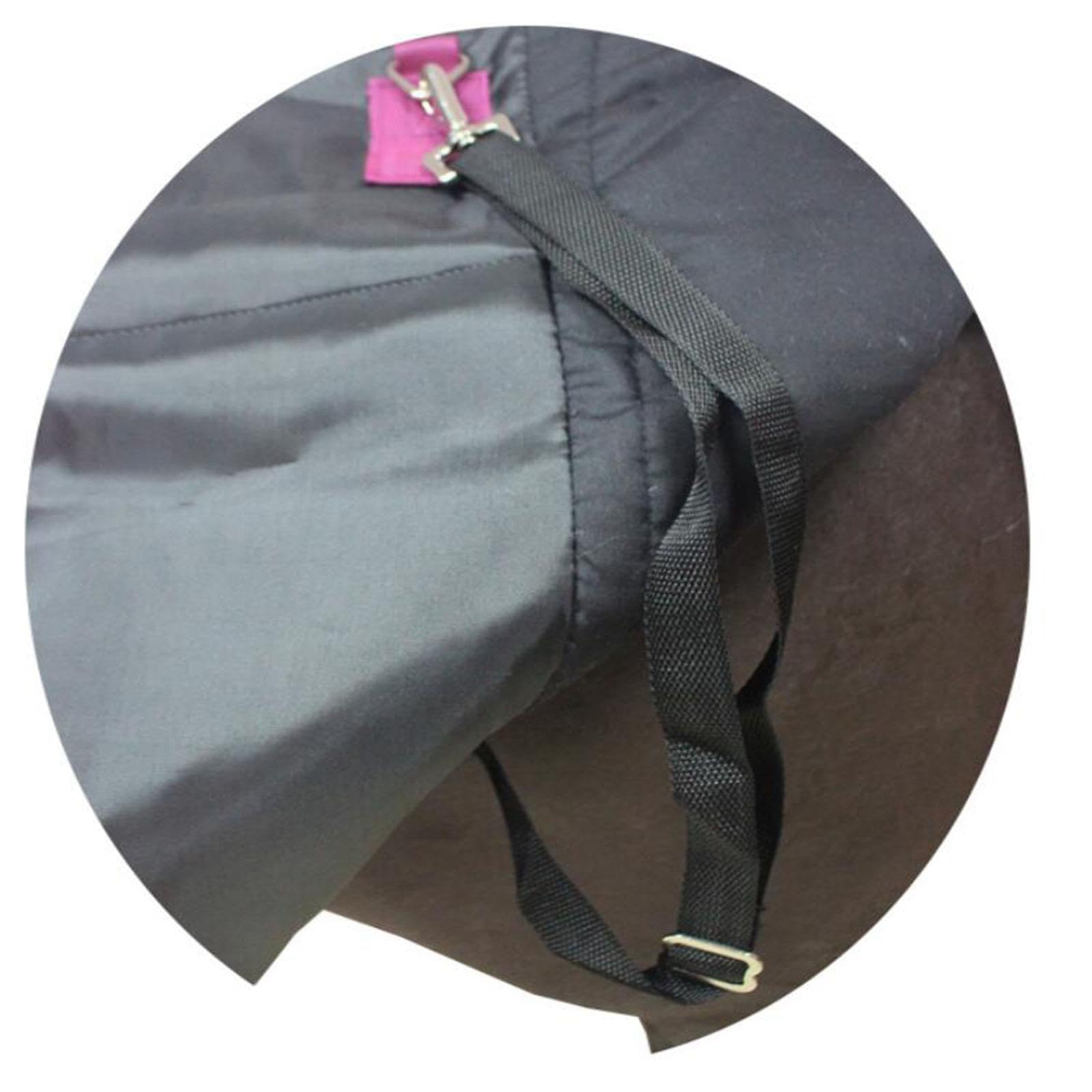 Manta para Caballo Impermeable con Relleno Térmico Funda con Capucha Y Cinturón Ajustable Oxford 600D Transpirable Resistente Al Frío Adecuada para Ca