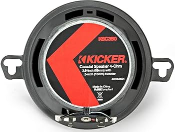 KICKER KSC3504 コアキシャルスピーカー 3 1/2インチ　1個 Amazon.co.jp: KICKER KSC3504 KSシリーズ 3.5インチ 8.9cm