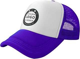 Custom Hat Your Designs Here Design Your Own Personalized Trucker Hats Mens Womens Black