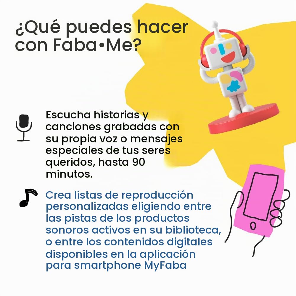 FABA+ Historias interactivas, Contenido de Audio para niños de 0 a 10 años, Personaje de Sonido Faba•Me, Rutina de Dodo y luz Nocturna, Juego Educativo Musical, versión Francesa