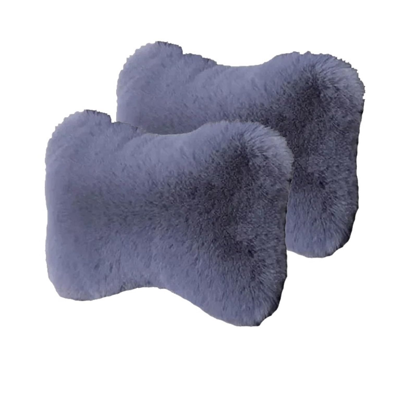JKELPV Car Seat Pillow 1Pc Winter Car Neck Pillow Plush Car Seat Neck Rest Comfort Warmth Interior Accessories Headrest Pillow