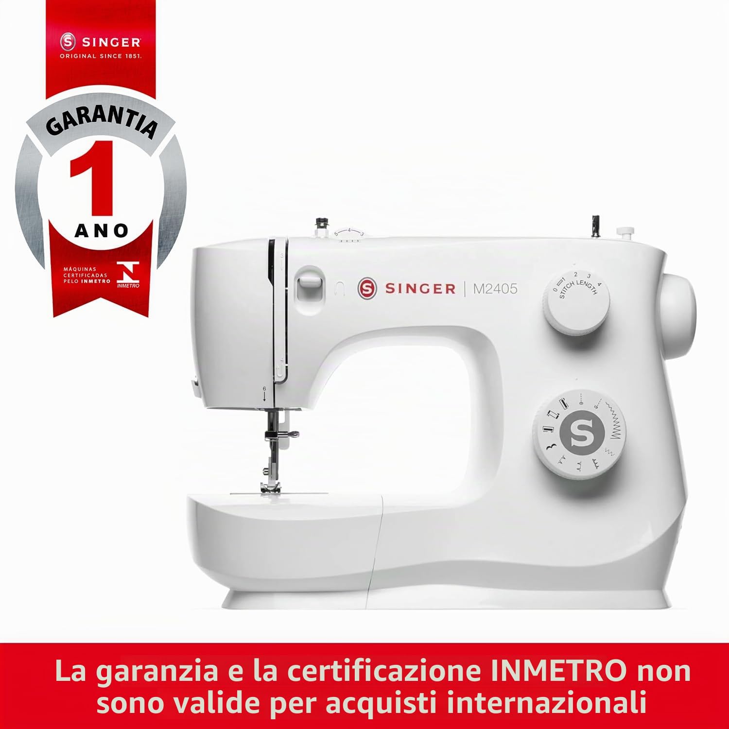 Singer - M2405, macchina da cucire