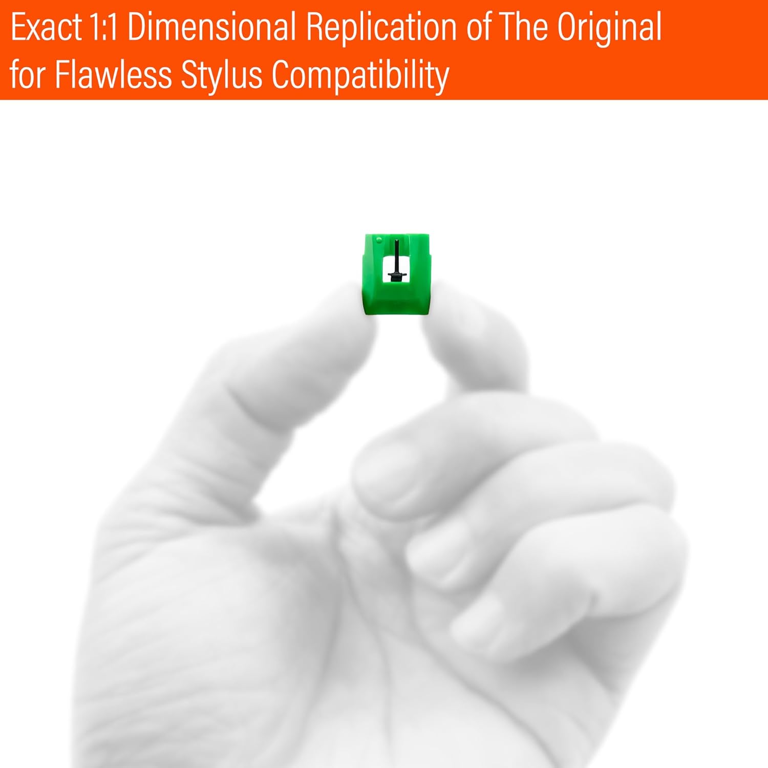 ATN95E Elliptical Diamond Record Needle Replacement Stylus for Audio-Technica AT-LP120-USB Turntables Record Player, Compatible with AT95E,AT-95,AT-93,AT-3400,AT-3401,AT-3410,AT-3450 Phono Cartridges - Image 6