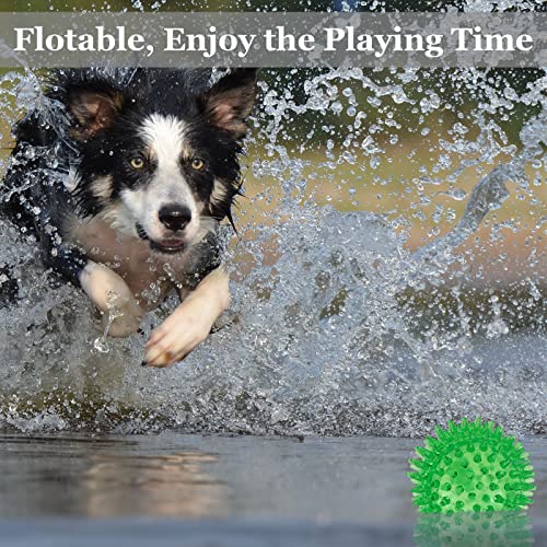 Lechong 12Pack Squeaky Dog Toys Spiky Dog Balls Cleans Teeth And Promotes Dental And Gum Health For Your Pet Squeaker Ball Toys For Aggressive Chewers (S 12Pack) #TOP5