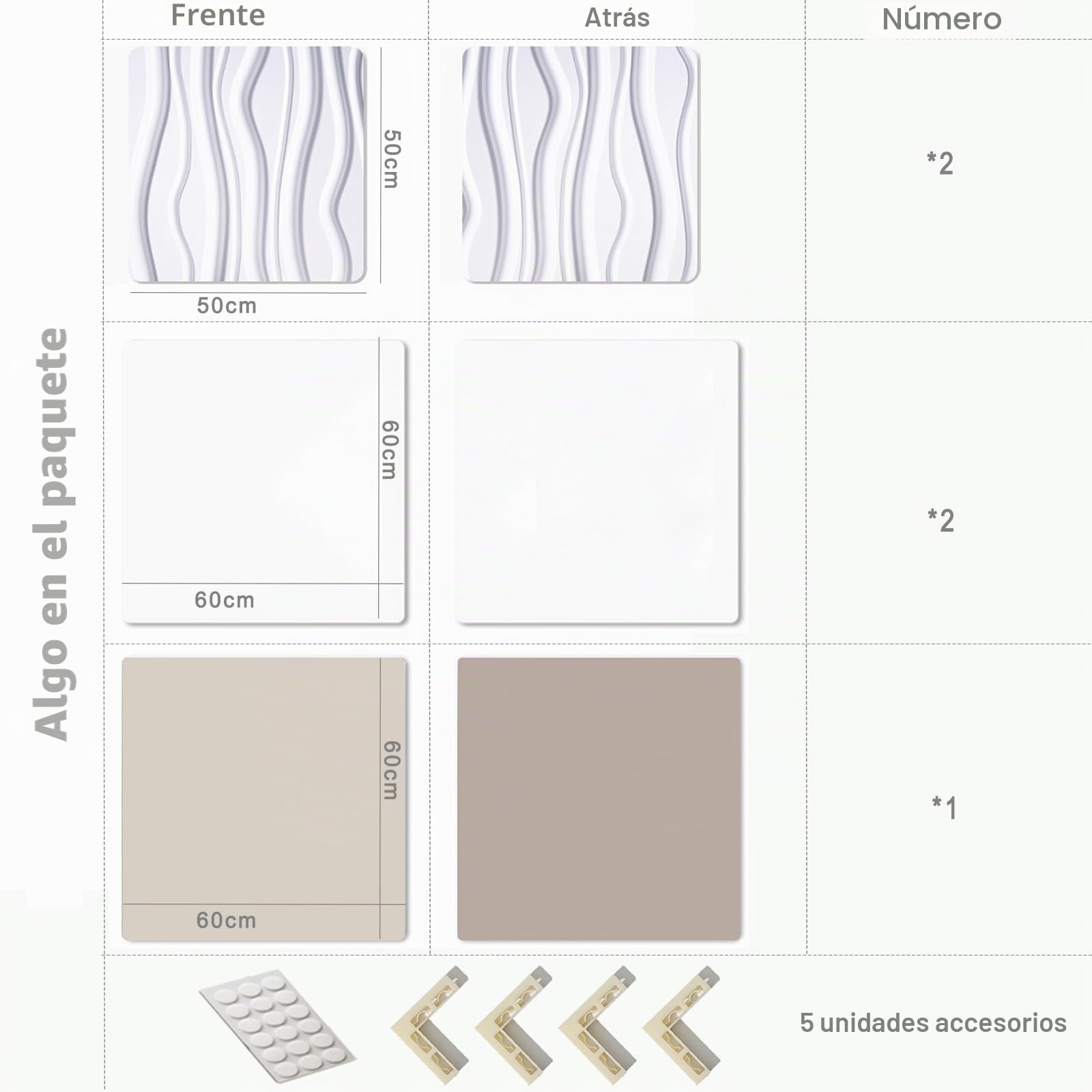 5 tableros de Fondo para fotografía estereoscópica 3D con 8 Patrones, 24 x 24 Pulgadas, Doble Cara, Impermeables, Reutilizables, para Productos, Alimentos, Joyas, cosméticos, Accesorios