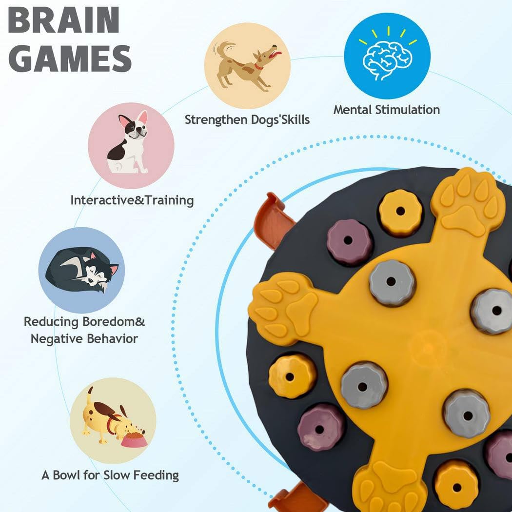 Interactive Pet Treat Dispenser, Slow Feeder, Brain Game, Puzzle, Improve IQ, Digestion, Reflexes, Train Body & Mind, Cats - Image 3